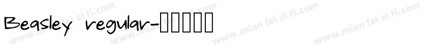 Beasley regular字体转换